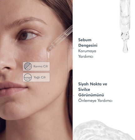 Gözenek ve Siyah Nokta Karşıtı, Sivilce Önleyici Niacinamide Cilt Bakım Serumu 30 ml (Niacinamide 5% & Zinc Pca 1%)