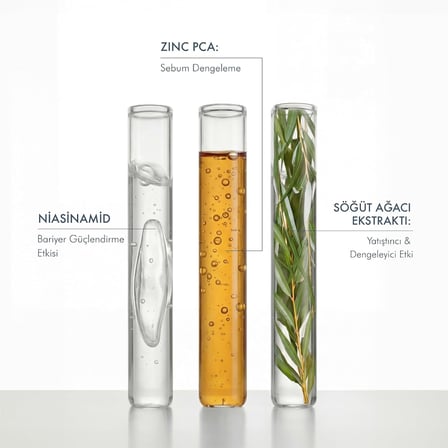 Gözenek ve Siyah Nokta Karşıtı, Sivilce Önleyici Niacinamide Cilt Bakım Serumu 30 ml (Niacinamide 5% & Zinc Pca 1%)