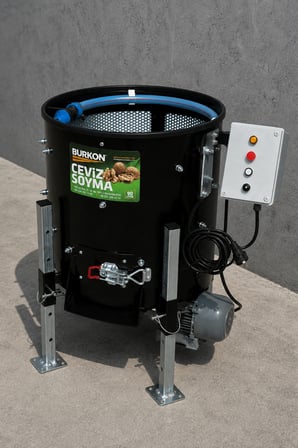 Burkon 90 Lt 35 Kg Devir Ayarlı Ceviz Soyma Makinesi