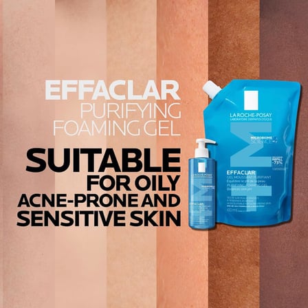 La Roche-Posay Effaclar Yağlı Ciltler için Temizleme Jeli 400ml - Refill