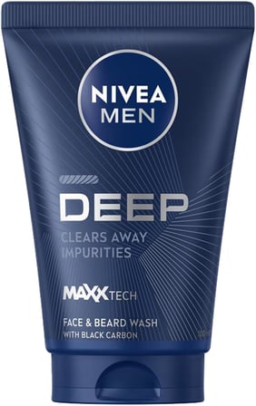 MEN Erkek Yüz ve Sakal Temizleme Jeli Deep Dimension 100 ml,Nemlendirici,Yağ Arındırıcı,Aktif Karbon,Gün Boyu Ferahlık
