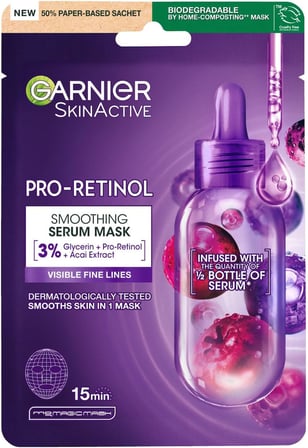 Pro-Retinol Pürüzsüzleştirici Kağıt Maske