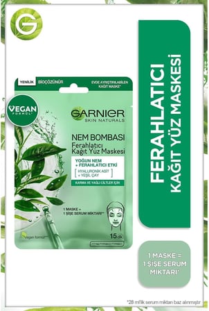 Nem Bombası Ferahlatıcı Kağıt Maske