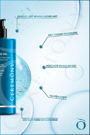 CEREMONY YÜZ TEMİZLEME JELİ 400 ML