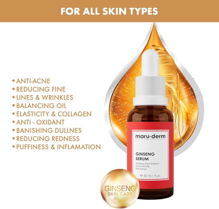 Ginseng Cilt Yenileyici Serum 30 ml