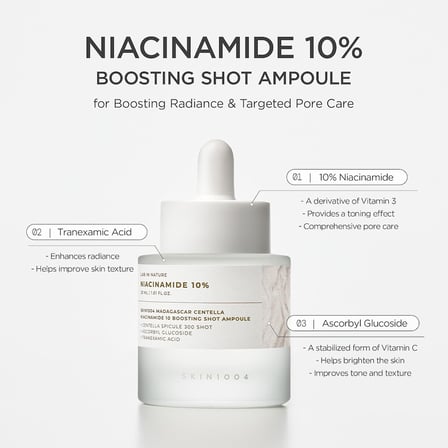 SKIN1004 Niacinamide 10 Boosting Shot Ampoule Yüz Ampulü 30 ml