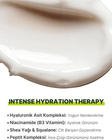 Lunova Nemlendirici Ve Bariyer Onarıcı Su Bazlı Yüz Kremi 50 ml | Peptit,hyaluronik Asit,niacinamide