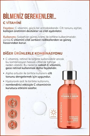 CEREMONY SERUM C VİTAMİNİ 30 ML