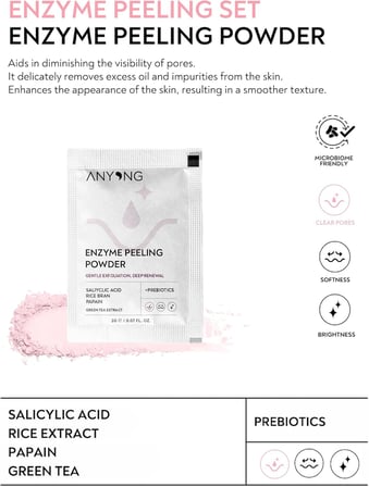 Enzim Peeling Kit (Papain Enzimi, Salisilik Asit & Pirinç Suyu)
