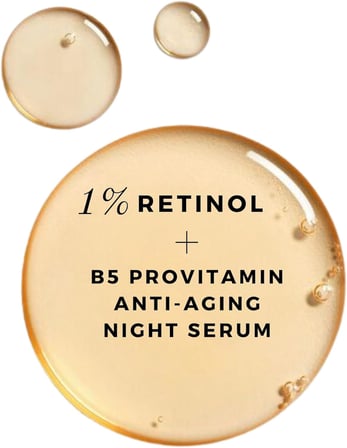 Retinol Serum%1 Retinol + B5 Anti - Aging, 30 ml