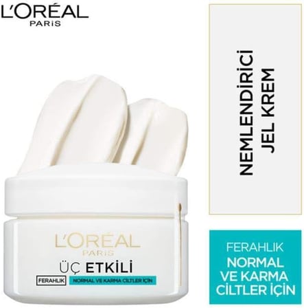 L’Oréal Paris Loreal Üç Etkili Fresh Jel Krem 50ml