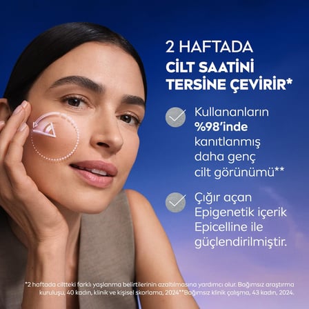 Cellular Epigenetics Rejuvenating Yaşlanma Karşıtı Cilt Serumu 30 ml, Dolgunlaştırıcı,Nemlendirici,Sıkıaştırıcı,Hyaluronik Asit
