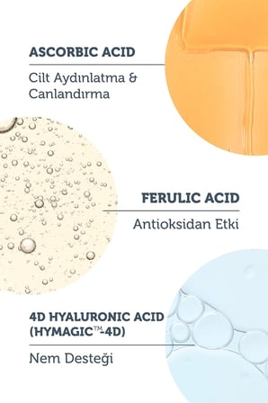 Aydınlatıcı ve Cilt Tonu Eşitleyici C Vitamini Cilt Serumu, Seyahat Boy 8 ml