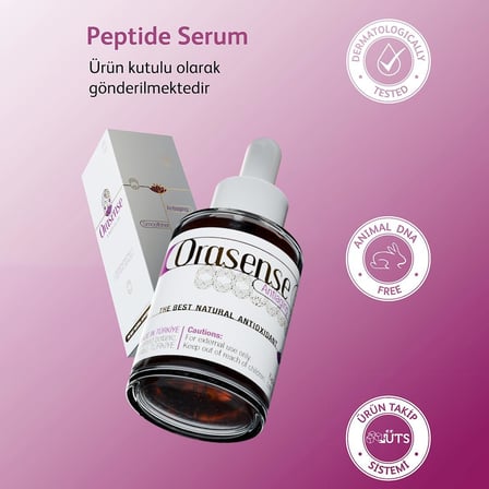 Peptit Serum 30 ml - Safran Özlü Yenileyici Ton Eşitleyici Antioksidan Koruyucu Vegan