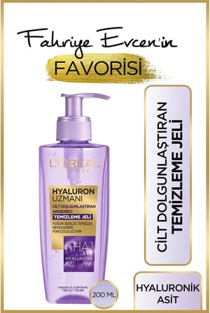 L'ORÉAL PARIS Hyaluron Uzmanı Cilt Dolgunlaştıran Arındırıcı Temizleme Jeli 200 ml