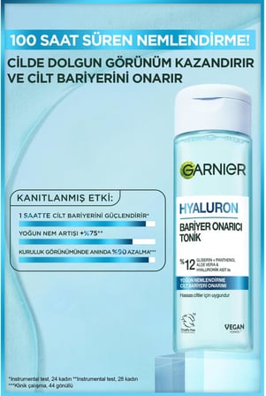 Hyaluron Bariyer Onarıcı Tonik 120ML (Gliserin, Panthenol, Aloe Vera & Hyaluronik)