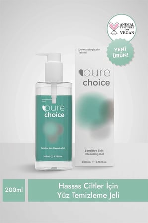 Hassas Ciltler Için Yüz Temizleme Jeli 200 ml
