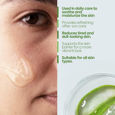 Clasy Care Aloe Vera Jel Maske - Kolajen ve Retinol ile Nemlendirici Yüz Maskesi - Güneş Yanığına Karşı Ferahlatıcı Bakım - Seyahat Boyu