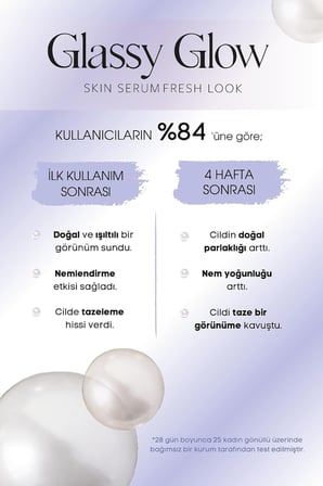 Glassy Glow Skin Serum - Aydınlatıcı Cilt Serumu, 14,4 ml