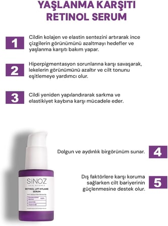 Retinol Lift-Xylane Kırışıklık Karşıtı & Cilt Yenileyici Serum 30 Ml.