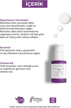 Retinol Lift-Xylane Kırışıklık Karşıtı & Cilt Yenileyici Serum 30 Ml.