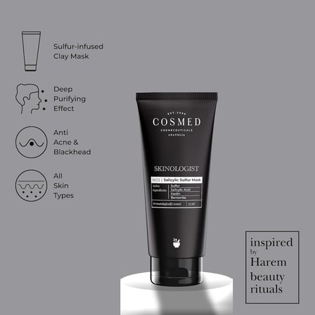 Cosmed Skinologist Salicylic Sülfür Maskesi 75 ml