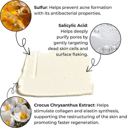 Cosmed Skinologist Salicylic Sülfür Maskesi 75 ml