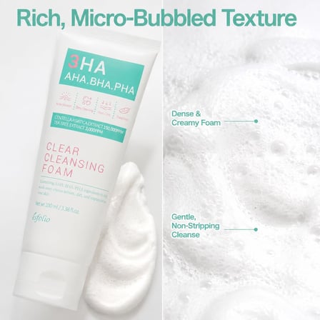 Salisilik Asit Içeren Akneye Meyilli Ciltler Için Temizleme Köpüğü 3ha Clear Cleansing Foam