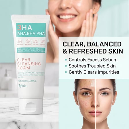 Salisilik Asit Içeren Akneye Meyilli Ciltler Için Temizleme Köpüğü 3ha Clear Cleansing Foam