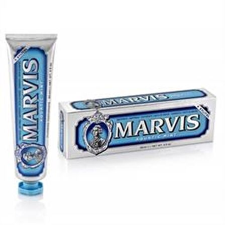 Marvis Aquatic Mint Nane Aromalı Beyazlatma Doğal Diş Macunu 85 ml 