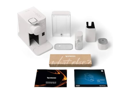 Nespresso De'Longhi Lattissima One Evolution EN510.W Kapsüllü Espresso ve Sütlü Kahve Makinesi - Beyaz (19 Bar, 1450W)