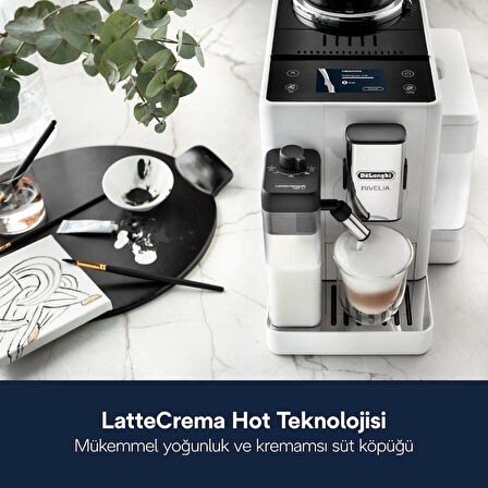 DELONGHI Rivelia Exam440.55.W Facm Tam Otomatik Espresso Makinesi Beyaz