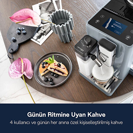 Delonghi Rivelia Exam440.55.G Facm Tam Otomatik Espresso Makinesi Gri
