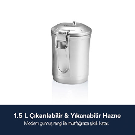 Delonghi DLSC068 Vakumlu Kahve Saklama Kabı 1.5 Lt