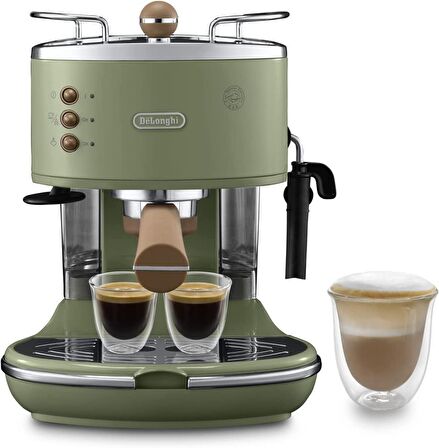 Delonghi Icona Vintage Manuel / Barista Tipi Espresso Makinesi ECOV 311.GR