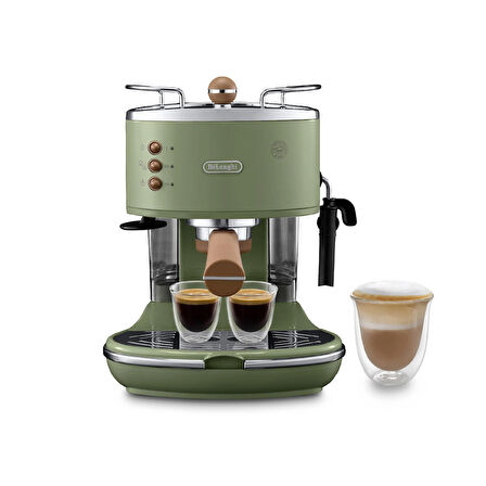 Delonghi Icona Vintage Manuel / Barista Tipi Espresso Makinesi ECOV 311.GR