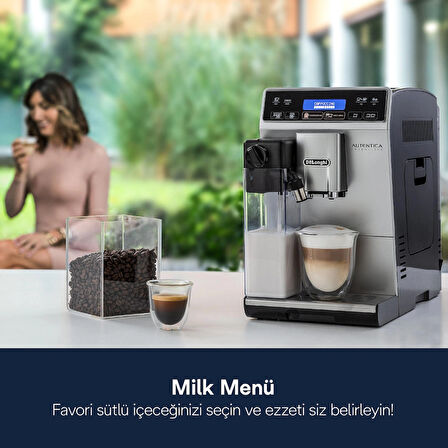 Delonghi 29.660.SB Etam Autentica Gümüş Tam Otomatik Kahve Makinesi