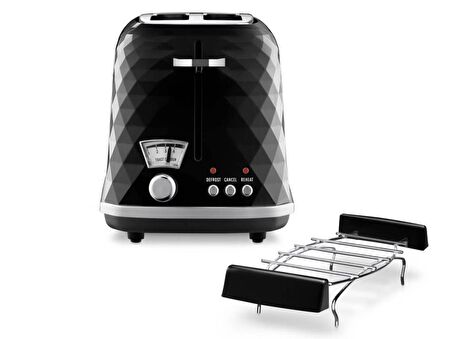 Delonghi Ekmek Kızartma Brillante Siyah CTJ2103