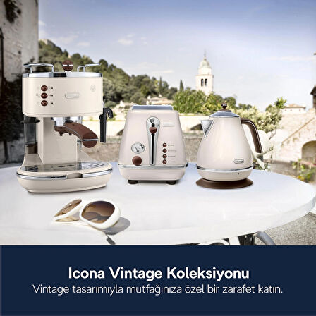 Delonghi Icona Ekmek Kızartma Bej