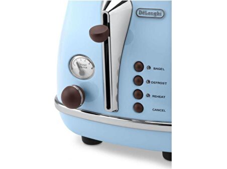 Delonghi Ekmek Kızartma Icona Mavi CTOV2103