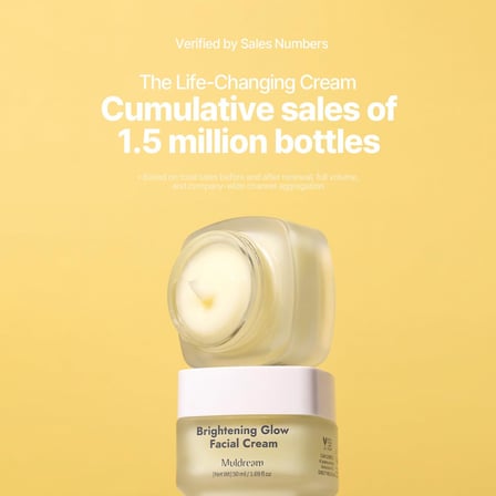 Brightening Glow Facial Cream AHA ve C Vitamin Canlandırıcı Aydınlatıcı Nemlendirici Krem Kore 50ml