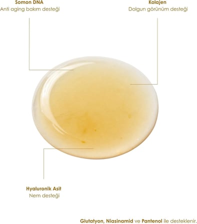 Yaşlanma Karşıtı Yüz Serumu | 50ml | Somon DNA & Kolajen | Sıkılaştırıcı ve Dolgunlaştırıcı Bakım
