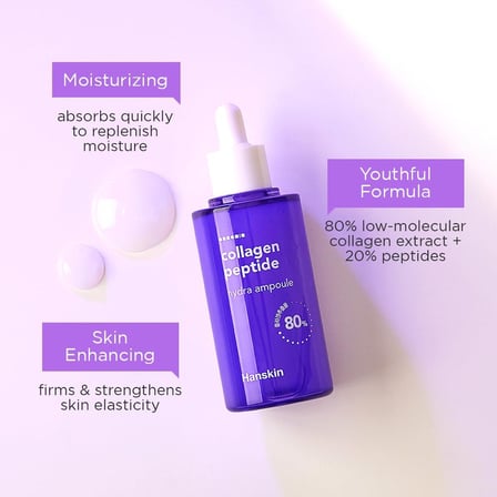 Collagen Peptide Hydra Ampul-Yüz Serumu%80 Kolajen Ve 20 Çeşit Peptit/yaşlanma Karşıtı 90ml