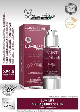 LUMILIFT Gözenek, Siyah Nokta ve Yaşlanma Karşıtı, Dolgunlaştırıcı Serum 30 ml