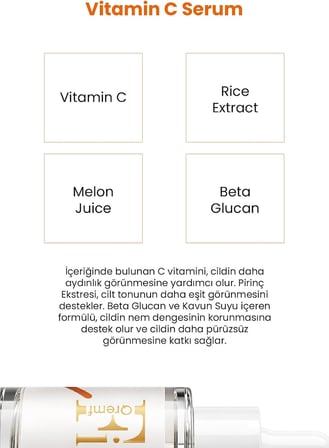 C Vitamini Serumu Aydınlatıcı Ton Eşitleyici 30 ml