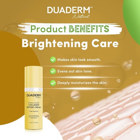 Duaderm Kolajen Peptid Krem, Hyaluronik Asit ve Alpha Arbutin İçeren Cilt Bakım Kremi, 50 ml