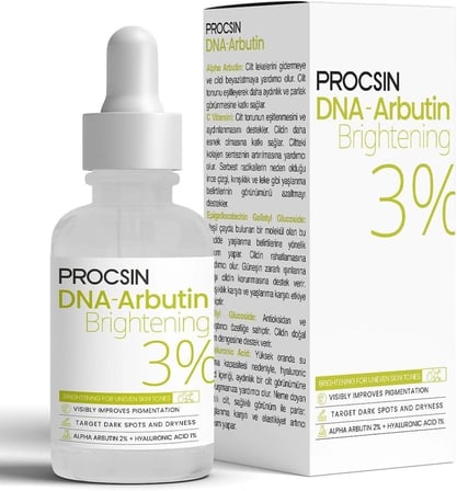DNA-Arbutin Koyu Leke Karşıtı Cilt Tonu Düzenleyici ve Aydınlatıcı Serum 30 ML
