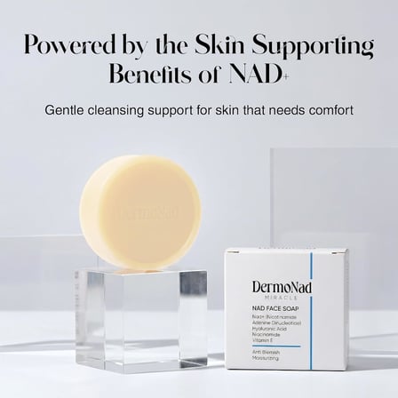 Yüz Sabunu Leke Karşıtı Aydınlatıcı 100 Gr (NAD+ Hyalüronik Asit,Niasinamid,Vitamin E)