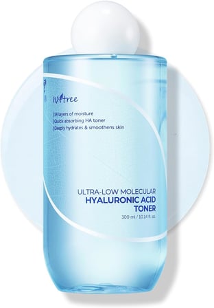 Ultra Düşük Moleküler Hiyalüronik Asit Toner 300 ml 10,14 fl.oz| Hızlı Emici Hiyalüronik Asit Toner | Cildi Derinlemesine nemlendirir ve pürüzsüzleştirir