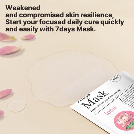 7 days Mask Lotus N - Canlandırıcı & Cilt Tonu Aydınlatıcı Vegan Maske